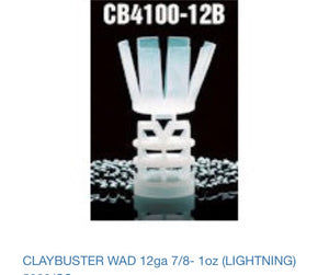 Clay Buster wad CB4100-12